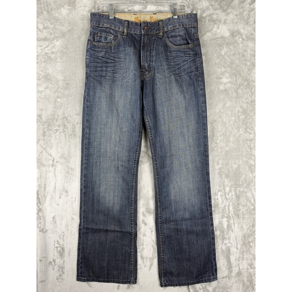 GUESS Jeans Mens Size 29 Blue Wash Straight Leg‎ Denim Pants RN 62136 CA20625